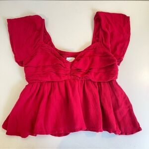 Hollister baby doll top